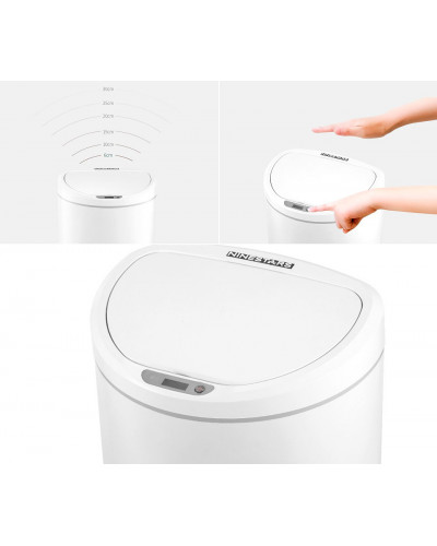 Умное мусорное ведро Xiaomi Ninestars Sensor Trash Can (DZT-10-29S, белый)