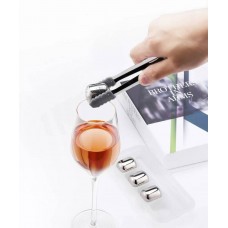 Охлаждающие камни для напитков Xiaomi Circle Joy Ice Cubes (серебряные)