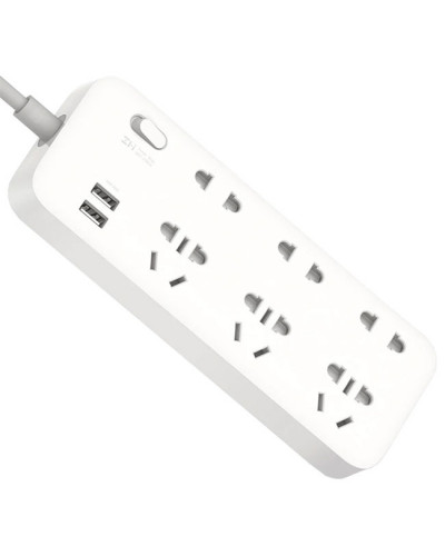 Сетевой удлинитель Xiaomi ZMI Power Strip Max 2500W 1.8m (CX05, CN, Белый)