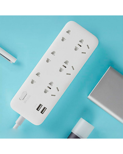 Сетевой удлинитель Xiaomi ZMI Power Strip Max 2500W 1.8m (CX05, CN, Белый)