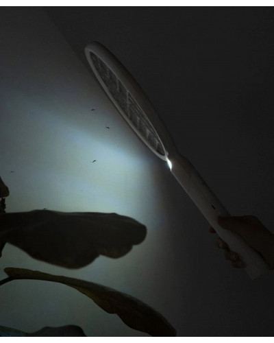 Складная электрическая мухобойка Xiaomi Sothing Foldable Electric Mosquito Swatter DSHJ-S-1906 (белый)