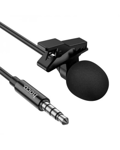 Микрофон петличный Hoco L14 3,5mm (черный)