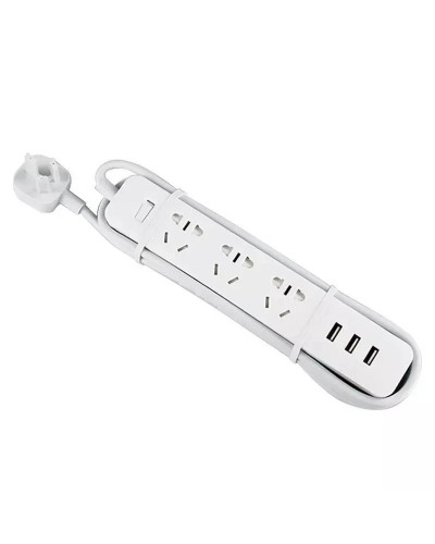 Удлинитель Xiaomi Mi Power Strip (CN, 3 розетки, 3 USB)