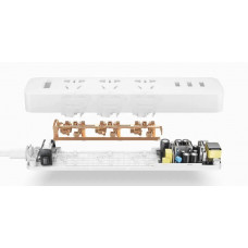 Удлинитель Xiaomi Mi Power Strip (CN, 3 розетки, 3 USB)