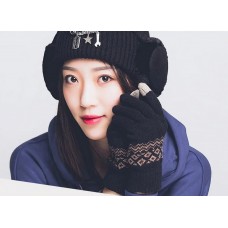 Перчатки Xiaomi для сенсорных экранов FO Touch Wool Gloves (синий)