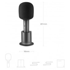 Беспроводной микрофон для вокала и караоке Xiaomi Mijia KTV (XMKGMKF01YM, серый)