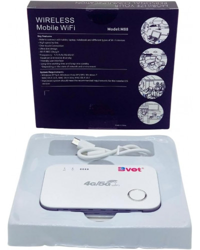 Карманный роутер Bvot Wi-Fi M88 (белый)