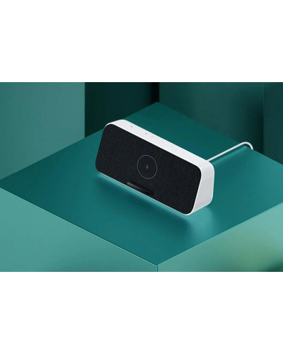 Колонка с функцией беспроводной зарядки Xiaomi Wireless Charger Bluetooth Speaker (белый)