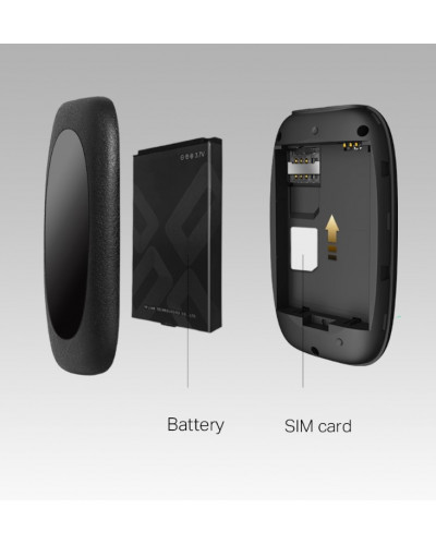Карманный роутер TP-Link Wi-Fi M7000 (черный)