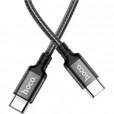 Кабель Hoco X14 Double Speed 60W Type-C - Type-C 1m (черный)