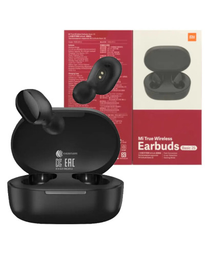 Беспроводные наушники Xiaomi Mi True Wireless EarBuds Basic 2S (черный)