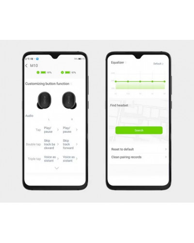 Беспроводные наушники Xiaomi QCY-M10 TWS Smart Earbuds (черный)