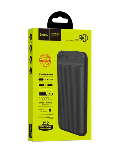 Внешний аккумулятор Hoco J52 New Joy 10000mAh (черный)