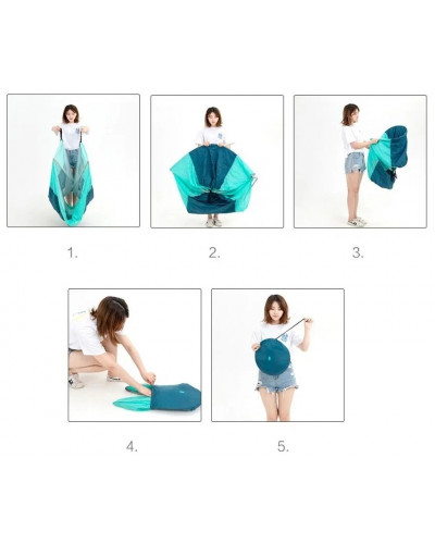 Гамак с антимоскитной сеткой Xiaomi Outdoor Anti-mosquito Hammock Single (синий)