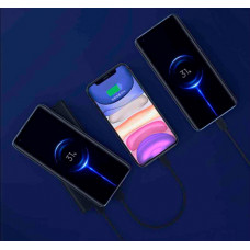 Внешний аккумулятор 2в1 с подставкой для беспроводной зарядки Xiaomi Wireless Power Bank & Dock 2in1 30W 10000mah Black (WPB25ZM, Черный)