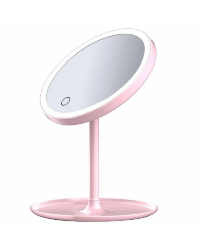 Зеркало косметическое Xiaomi DOCO Daylight Small Pink Mirror Pro (розовый)
