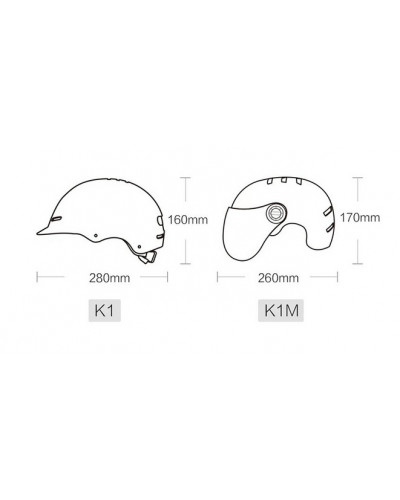 Защитный шлем Xiaomi HIMO Brezee Riding Helmet (K1 серый)
