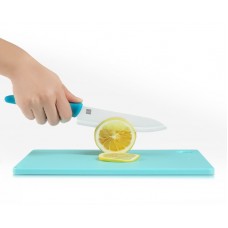 Набор ножей c разделочной доской Xiaomi Huohou Ceramic Knife Chopping Block Kit (HU0020, бирюзовый)