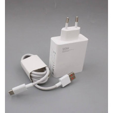 Сетевое ЗУ Xiaomi Mi 120W Fast Charger with Type-C Cable (EU, белый)