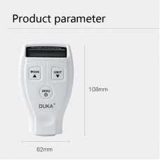 Толщиномер лакокрасочного покрытия ATuMan Duka CH-1 Coating Thickness Gauge (Белый)