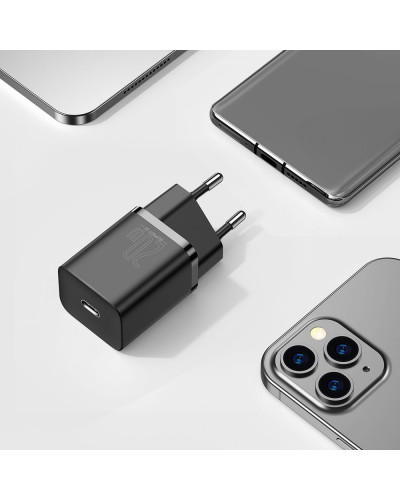 Сетевое ЗУ Baseus Speed Mini QC Quick Charger 1C 20W (чёрный) (CCSUP-B01)