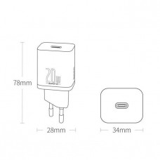 Сетевое ЗУ Baseus Speed Mini QC Quick Charger 1C 20W (чёрный) (CCSUP-B01)