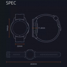 Умные часы Xiaomi Mibro Color X1 (EU, черный)
