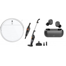 Робот-пылесос Xiaomi Mi Robot Vacuum-Mop 2 LITE (EU, белый) + Подарок: Deerma DX115C + QCY-T1C