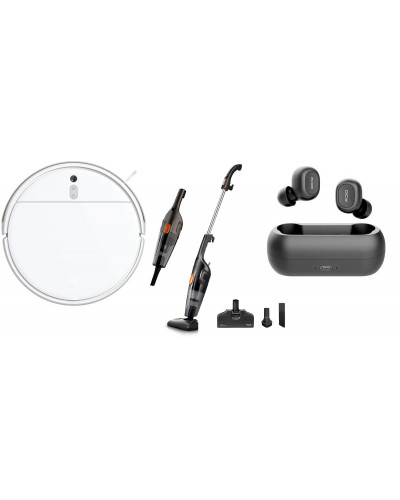 Робот-пылесос Xiaomi Mi Robot Vacuum-Mop 2 LITE (EU, белый) + Подарок: Deerma DX115C + QCY-T1C