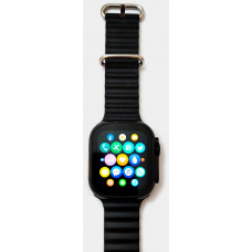 Умные часы Smart Watch 8 PRO Ultra + наушники (черный)