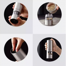 Электрическая мельница перца и соли Circle Joy Grinder Stainless Steel Version (CJ-EG01)