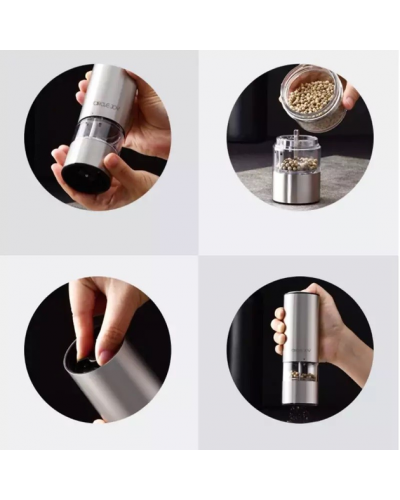 Электрическая мельница перца и соли Circle Joy Grinder Stainless Steel Version (CJ-EG01)