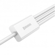 Мультифункциональный кабель Baseus 3в1 Fast Charging Cable (белый)